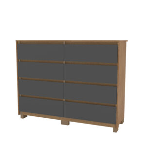 COMODA COIMBRA GRIS 8C