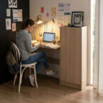 Escritorio Manaus 2P en home office decorado