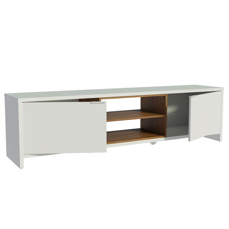 RACK METZ 75" BLANCO 2 PUERTAS - Imagen 4