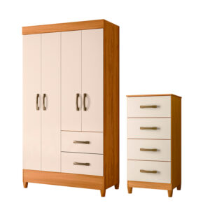 Set CLOSET 4P+ COMODA 4C  Beige