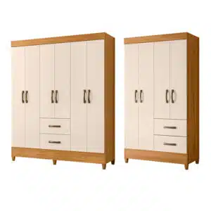 Set Closet 6P 2C + Closet 4P 2C Beige
