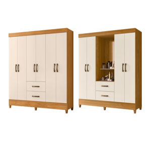 Set Closet 6P 2C + Closet 4P 2C Beige