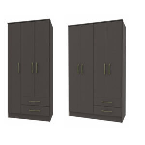 Set closet 3P 2C +4P 2C Negro