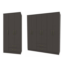 Set Closet 3P 2C + Closet 6P 2C Negro