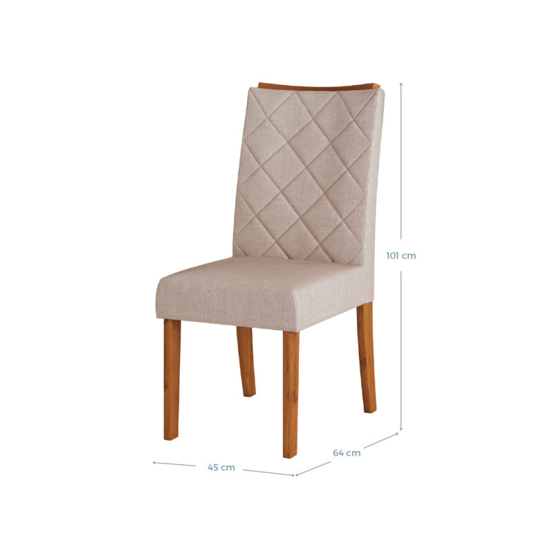 Pack 2 Silla De Comedor Edimburgo - Imagen 2
