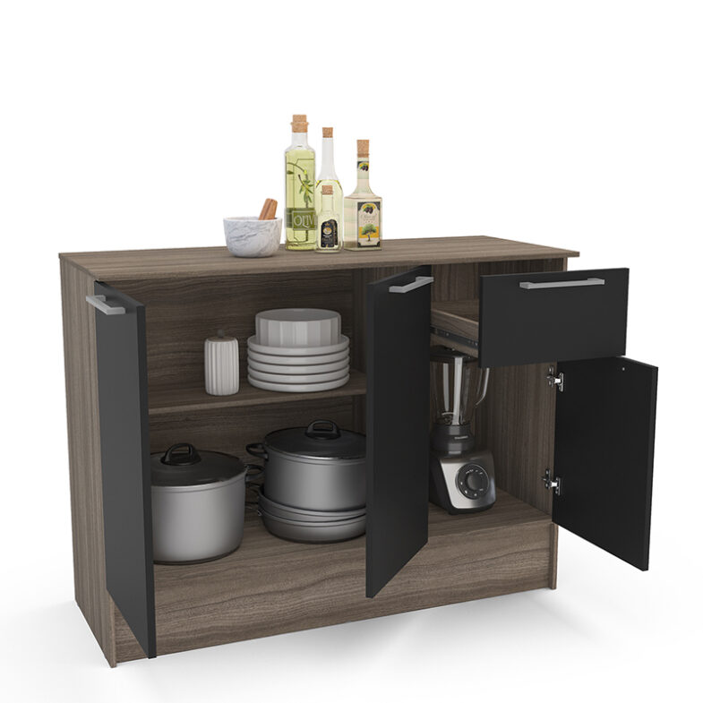 Nuevo Mueble Base Madrid Black - Imagen 3