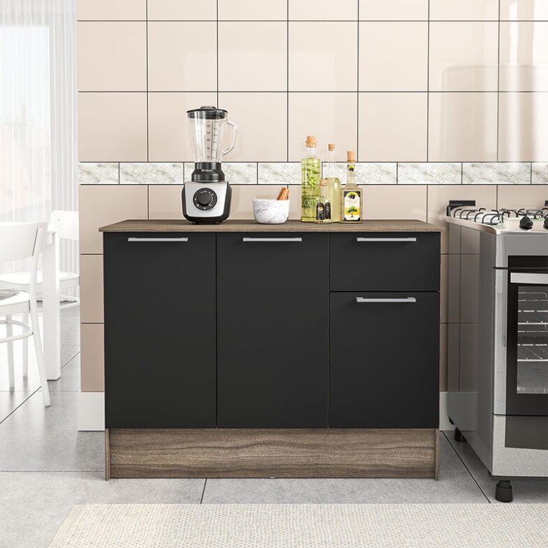 Nuevo Mueble Base Madrid Black - Imagen 2