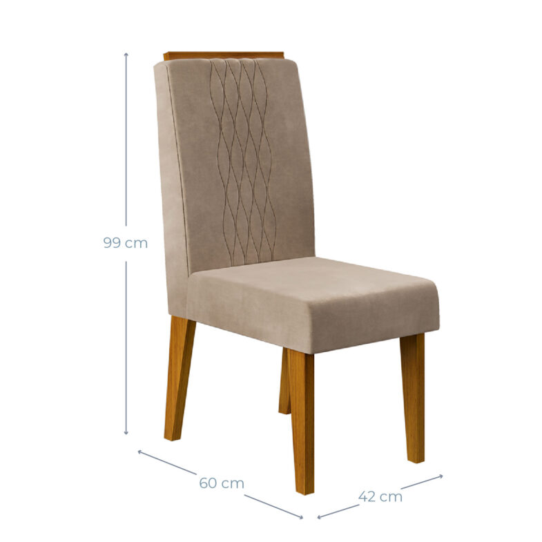 Pack 2 Sillas Comedor Lia - Imagen 2