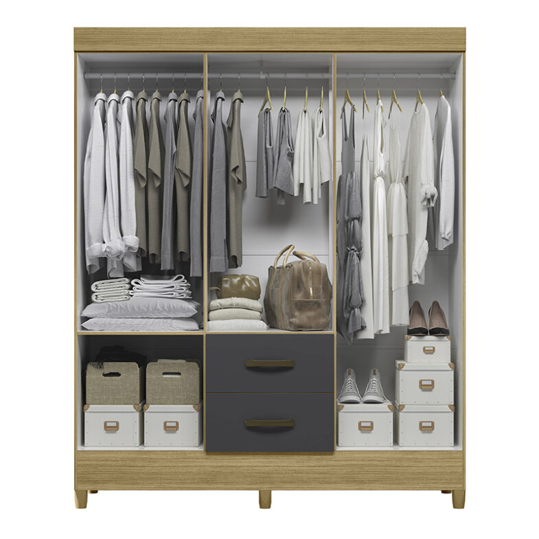 CLOSET 6P MOBI GRAPHITE - Imagen 3