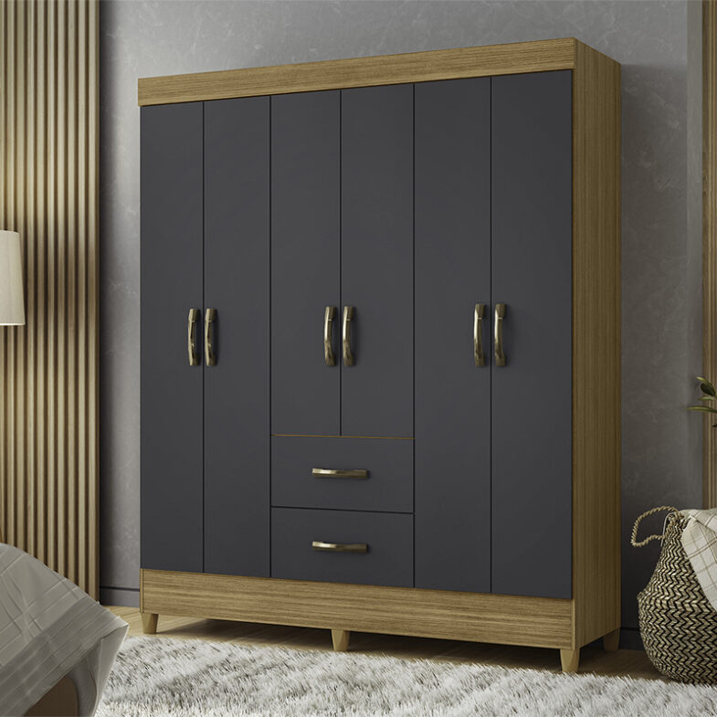 CLOSET 6P MOBI GRAPHITE - Imagen 4