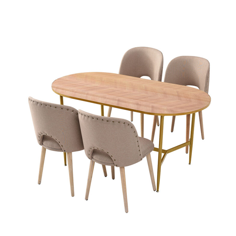 Mesa De Comedor Ovalada Namaste - Imagen 3
