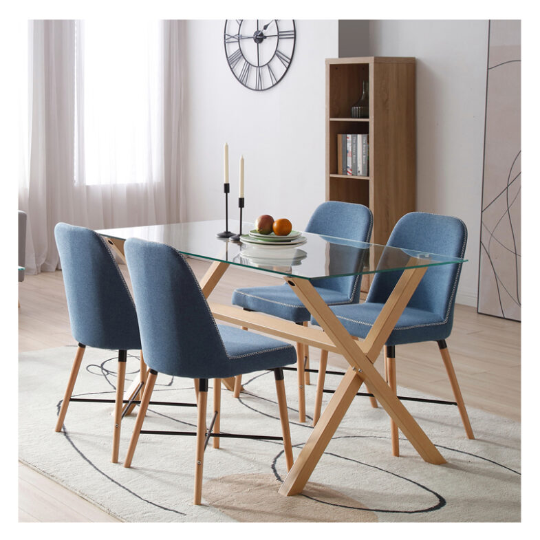 Silla de Comedor Viken Azul - Imagen 3