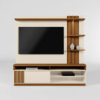 Home TV Mariana 55 vista frontal – panel con luz LED