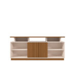 Rack Salvador 75″ vista frontal – mueble rack para TV moderno