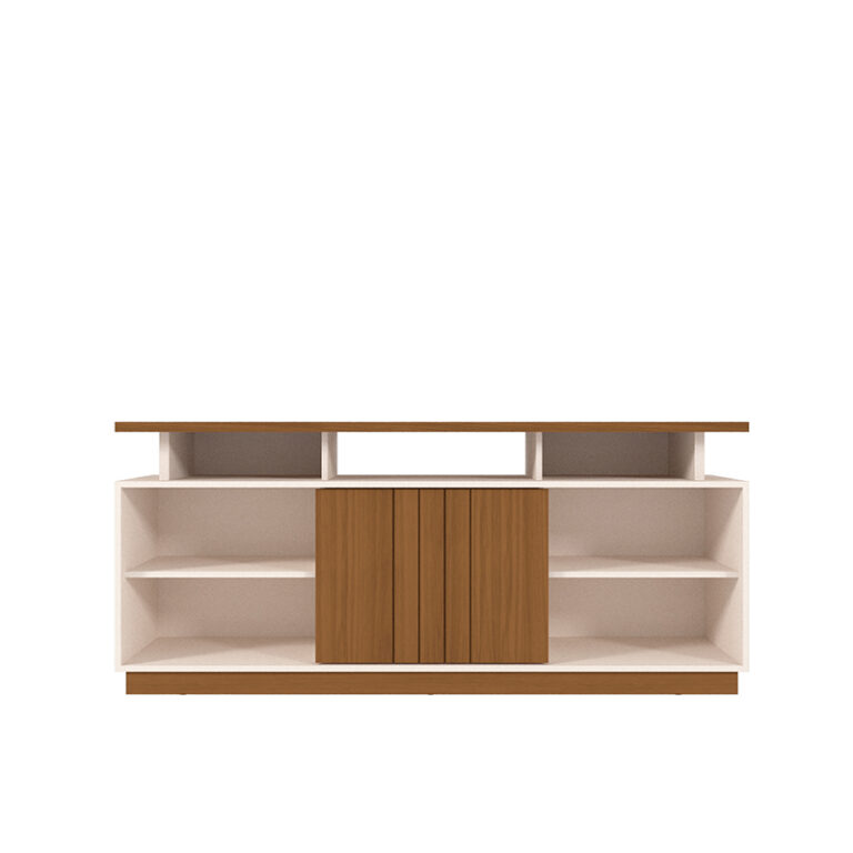 Rack Salvador 75″ vista frontal – mueble rack para TV moderno