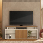 Rack Salvador 75″ vista frontal – mueble rack para TV moderno