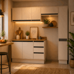 Cocina Modular Koya Premier 8P 3C Beige