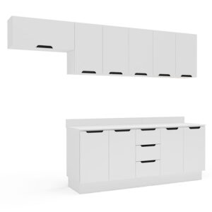 Cocina Modular Meena Delta 10P 3C Blanco