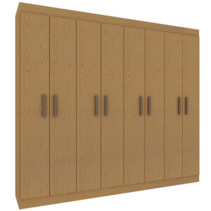 Closet Magnus 8 Puertas Cafe Claro